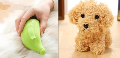 Spazzola 3-in-1 per Cani e Gatti – Pulizia, Rimozione Peli, Massaggio e Spray Vapore
