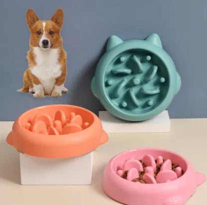 Ciotola Slow Feeder Anti-Ingoio per Cani e Gatt